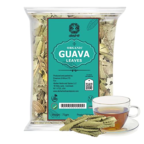 Akshit Organic Guava Leaves, Dried From Natural Guava Leaf, Caff...