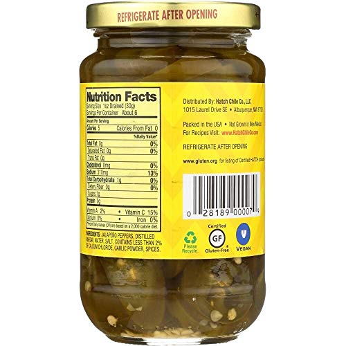 Al Amin Foods Hatch ORGANIC Nacho Sliced Jalapeno Peppers N.W.12...