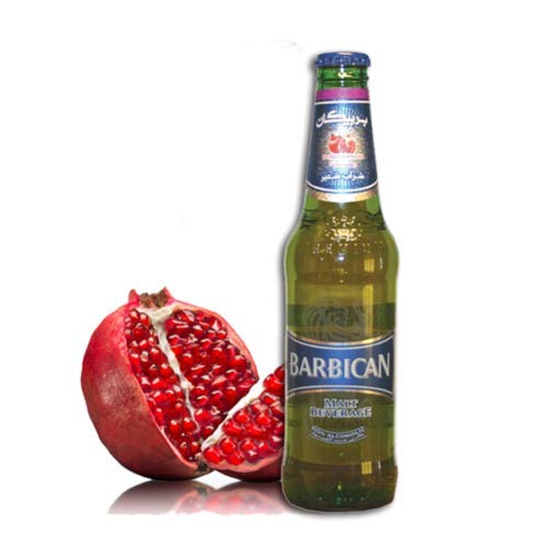 Barbican Pomegranate Flavor Malt Beverage Non Alcoholic Drink -