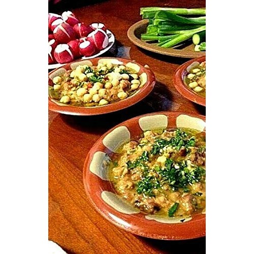 California Garden Fava Beans With Chickpeas Palestinian Recipe 8