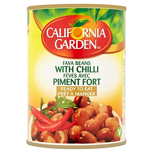 California Garden Premium Kosher Fava Beans With Chili 12 Cans 1