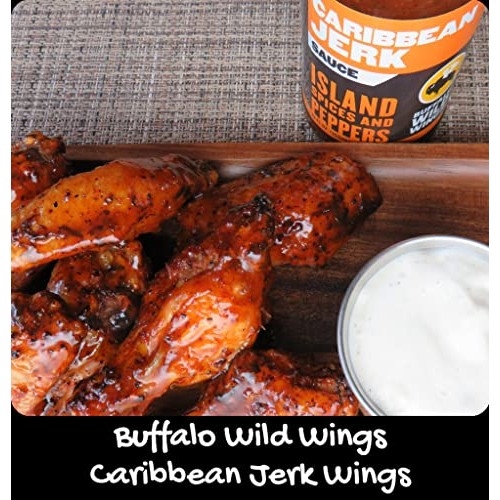 Caribbean Jerk Sauce Island Spices &Amp; Peppers- 4 Bottles 12 Fl.Oz