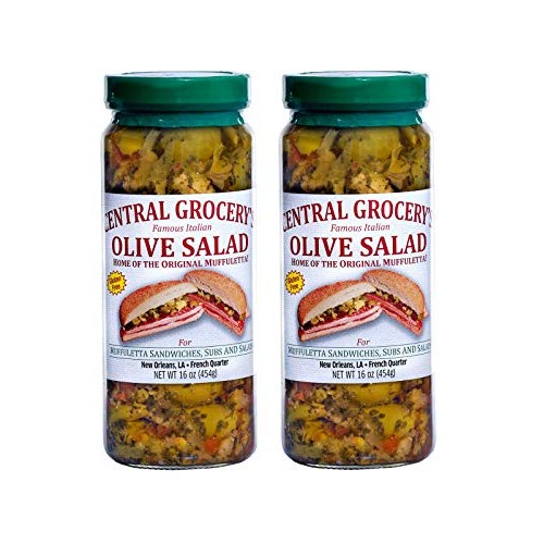 Central Grocerys Regular Famous Italian Olive Salad 2 Jars 16Oz