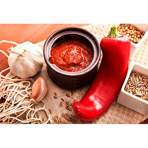 Harissa Hot Chili Paste 4 Tubes 70g/2.4oz هريسة الوطن القبلي فلف...