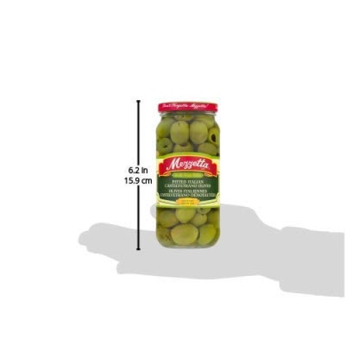 Italian Castelvetrano Pitted Green Olives Kosher 4 Jars 8 Oz. Ea