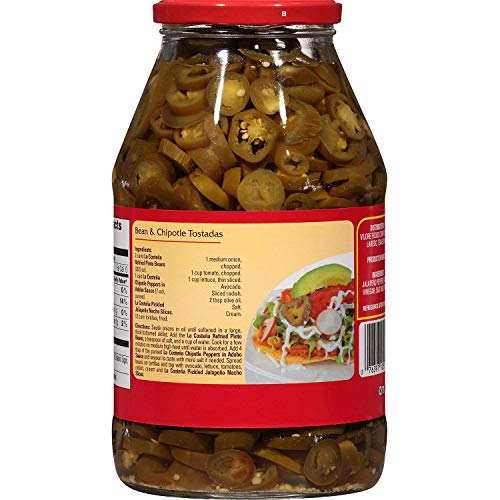La Costena Nachos Sliced Pickled Jalapeno Peppers 2 Jars 4 LBS/6...