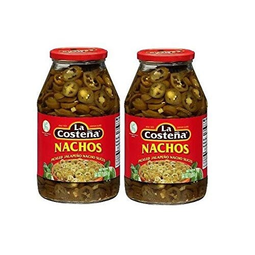 La Costena Nachos Sliced Pickled Jalapeno Peppers 2 Jars 4 LBS/6...