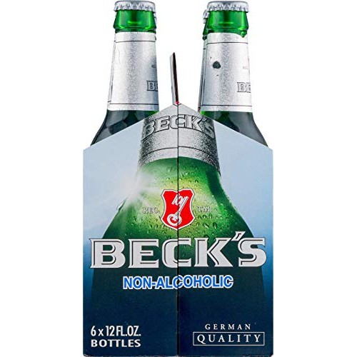 Malt Beverage Becks German Non Alcoholic Beer 1 Pack of 6