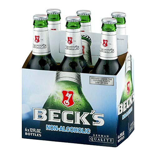 Malt Beverage Becks German Non Alcoholic Beer 1 Pack Of 6 Glass