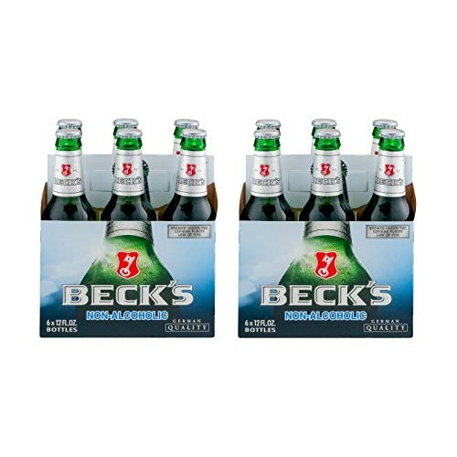 Malt Beverage Becks German Non Alcoholic Beer 2 Packs Of 12 Gla