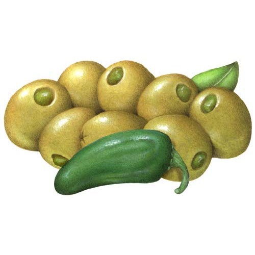 Mezzetta Jalapeno Stuffed Olives Premium Quality Kosher -Pack Of