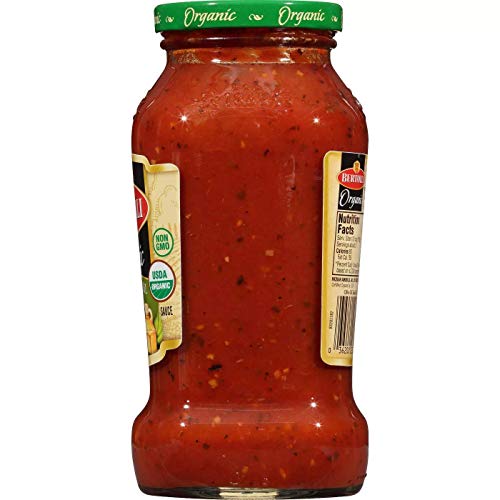 Organic Bertolli Olive Oil Basil &Amp; Garlic Pasta Sauce - 4 Glass