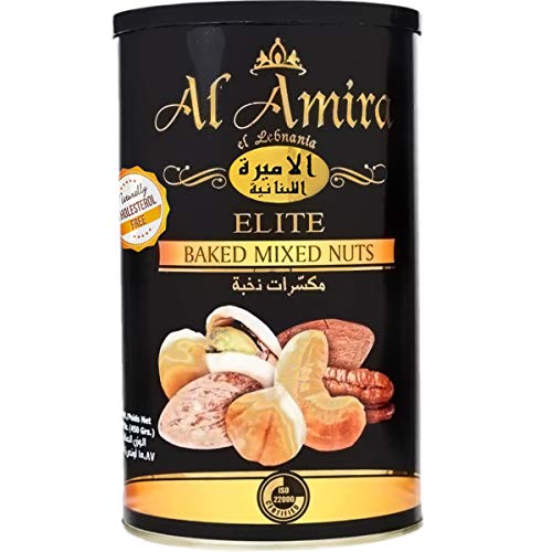 Al Amira Elite Baked Mixed Nuts Made In Lebanon 15.87 Ounces 45