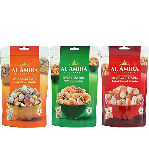 Al Amira - Mixed Nuts Combo Regular, Super, Deluxe, 300G X 3