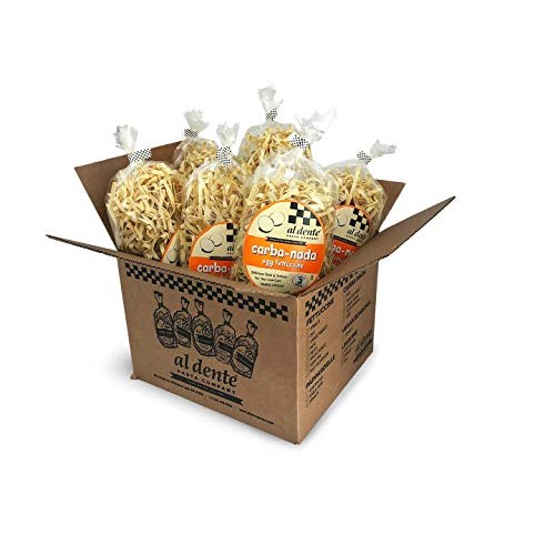 Al Dente Carba-Nada Egg Fettuccine, 10-Ounce Bags Pack Of 6