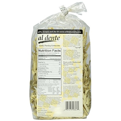 Al Dente Garlic Parsley Fettuccine, 12 Oz