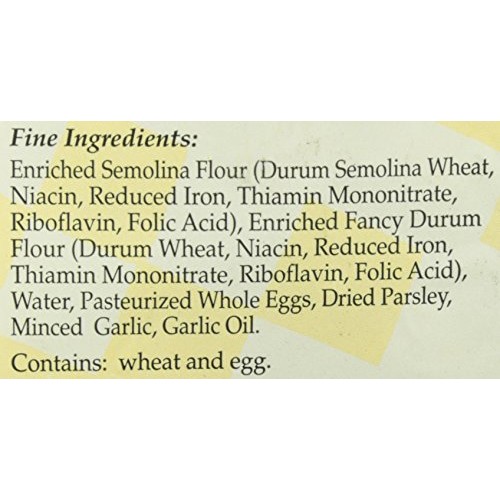 Al Dente Garlic Parsley Fettuccine, 12 Oz