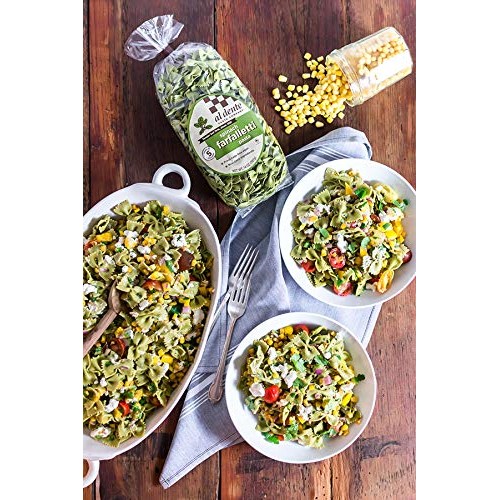 Al Dente Spinach Farfalletti, 14 Ounce Pack Of 6