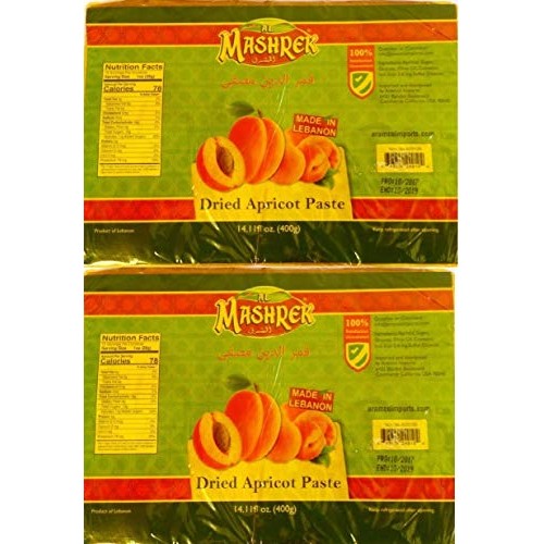 Dried Apricot Paste - Qamar El Deen 2Pk - 14.11 Fl.Oz.- قمر الدي