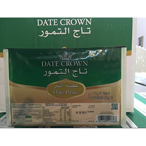 Al Mokhtar pitted date paste, 1-kg shaped plastic tub