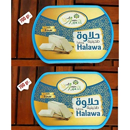 Al Amin Halva Mediterranean Sesame Halawa Tahini Fudge 700Gm/25O