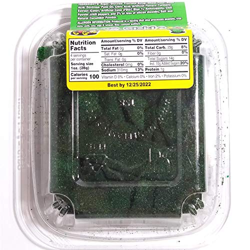 Alamo Candy Sour Pickle Belts Chilosito, 1 Count Sour Candy