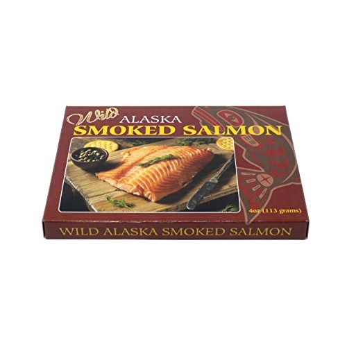 Alaska Seafood Smoked Pacific Salmon 4Oz Fillet
