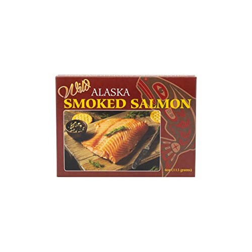 Alaska Seafood Smoked Pacific Salmon 4Oz Fillet