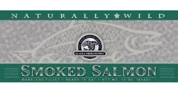 Alaska Smokehouse Smoked Salmon Fillet In Green, 16 Ounce ...