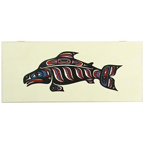 Alaska Smokehouse Smoked Sockeye Salmon Fillet In Wood Gift Box,