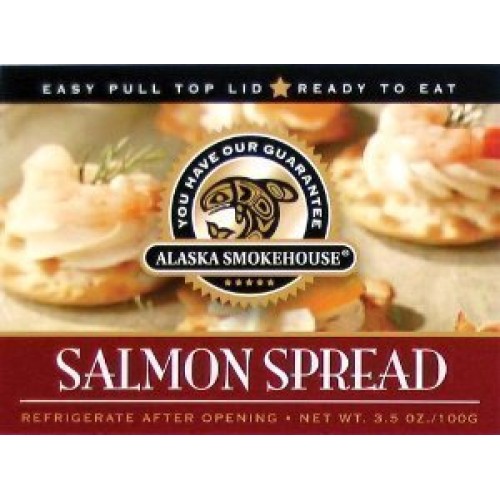 Alaska Smokehouse Spread Serving Design, Salmon 21 Ounce Pack O