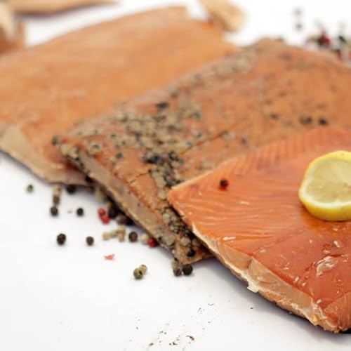 Alaska Smokehouse Trio of Smoked Salmon/Pepper Garlic/Sockeye Gi...