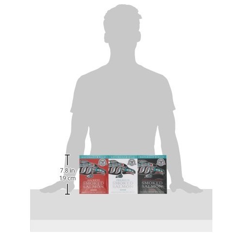 Alaska Smokehouse Trio of Smoked Salmon/Pepper Garlic/Sockeye Gi...