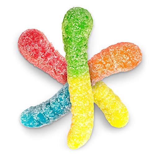 Albanese Worlds Best Sour Mini Neon Gummi Worms, 8 Oz