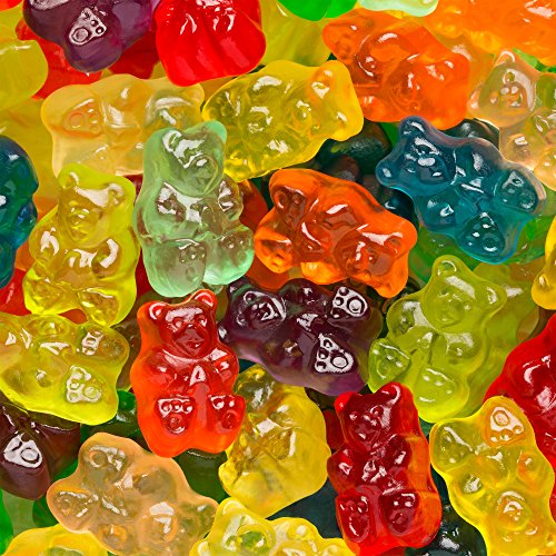 Albanese Worlds Best 12 Flavor Gummi Bears, 5 Pound Bag