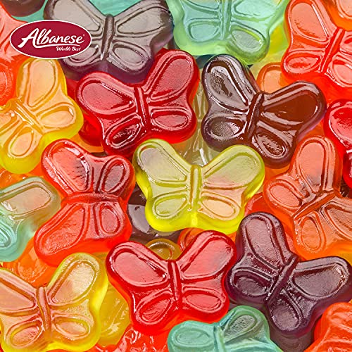 Albanese Candy Mini Gummi Butterflies 80 Ounce Pack Of 1, Gumm