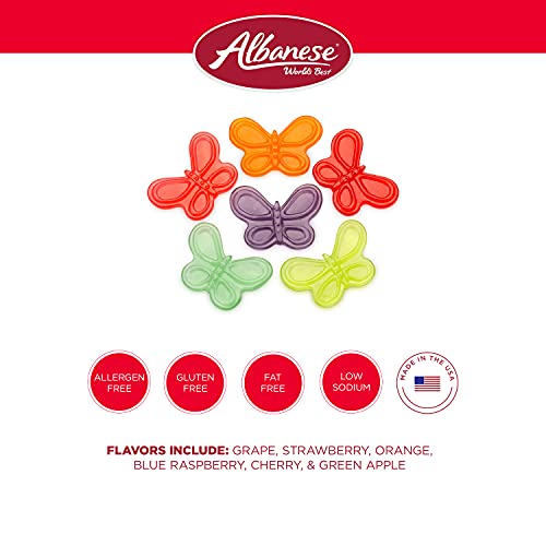 Albanese Confectionery Large Gummi Butterflies, 5 Pound Bag