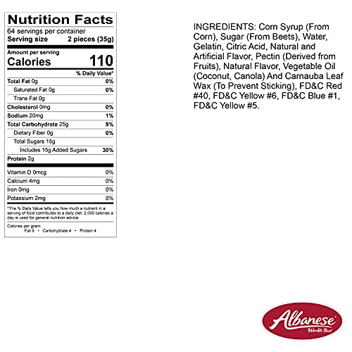 Albanese Confectionery Large Gummi Butterflies, 5 Pound Bag