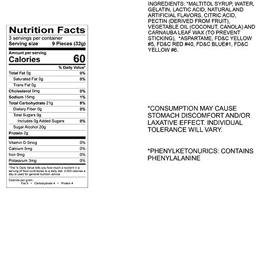 Albanese Worlds Best Sugar Free 12 Flavor Gummi Bears 3.5Oz Peg