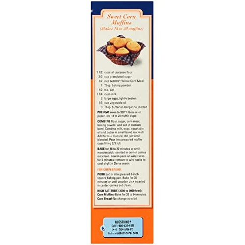 Albers Yellow Corn Meal, 20 oz Pack of 3