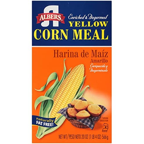 Albers Yellow Corn Meal, 20 oz Pack of 3
