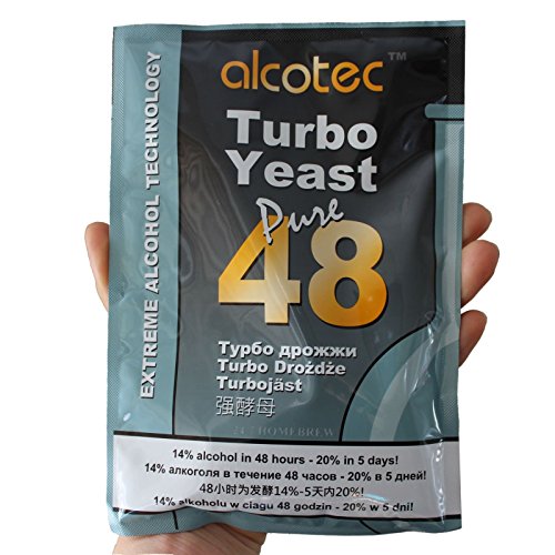 10X Alcotec 48 Pure Turbo Super Yeast Packets High Alcohol 20% H