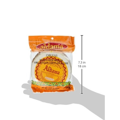 Aldama Oblea Grande Milk Candy Dulce De Leche Mexican Candy 10 B