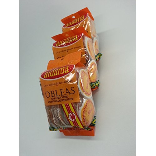 Aldama Mini Obleas Con Cajeta Milk Candy Waffles 60 Pcs