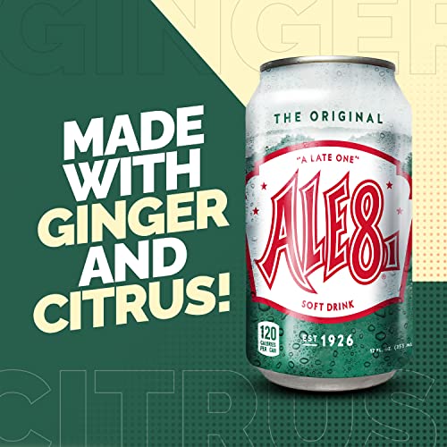 Ale 8 One Ginger Ale Soda With A Caffeine Kick &Amp; Hint Of Citrus