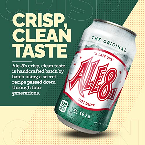 Ale 8 One Ginger Ale Soda With A Caffeine Kick &Amp; Hint Of Citrus