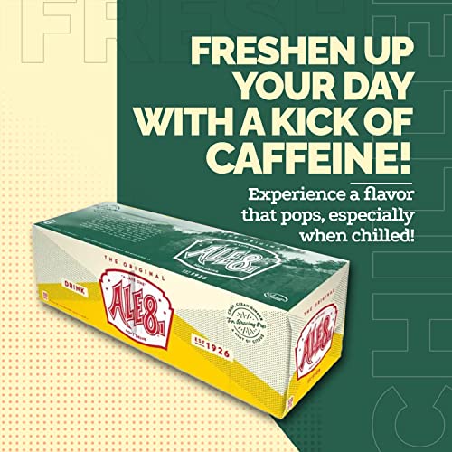 Ale 8 One Ginger Ale Soda With A Caffeine Kick &Amp; Hint Of Citrus