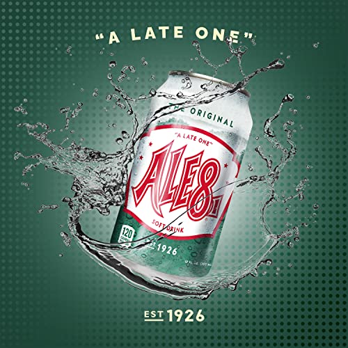 Ale 8 One Ginger Ale Soda With A Caffeine Kick &Amp; Hint Of Citrus