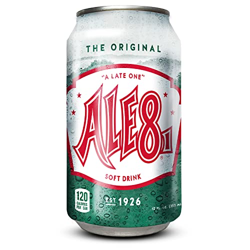 Ale 8 One Ginger Ale Soda With A Caffeine Kick &Amp; Hint Of Citrus