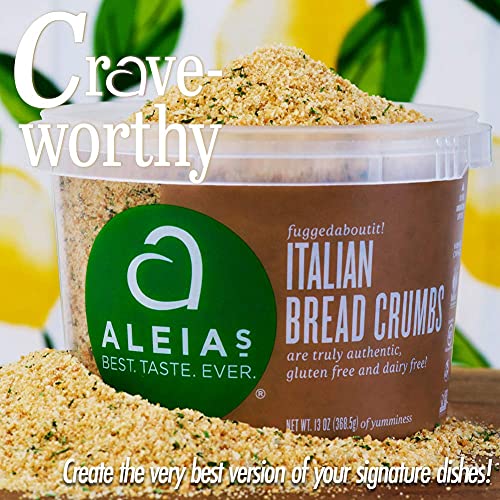 Aleias Bread Crumbs Gluten Free Italian -- 13 Oz - 2 Pc